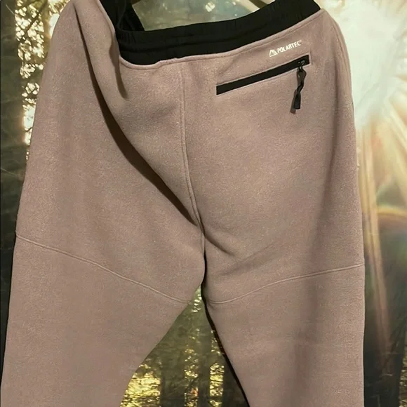 The North Face lavender and Black Fleece Bottoms - Picture 4 of 4